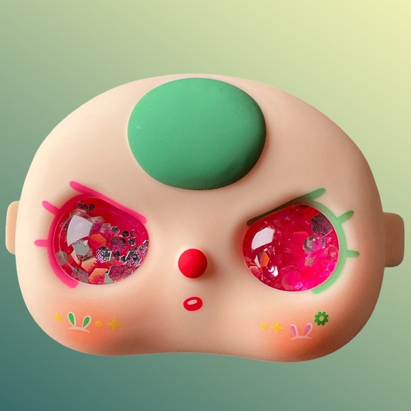 BB3 Unbranded Face Other - Baby Three 100% Green Hair Pink Glitter Eyes - BB3